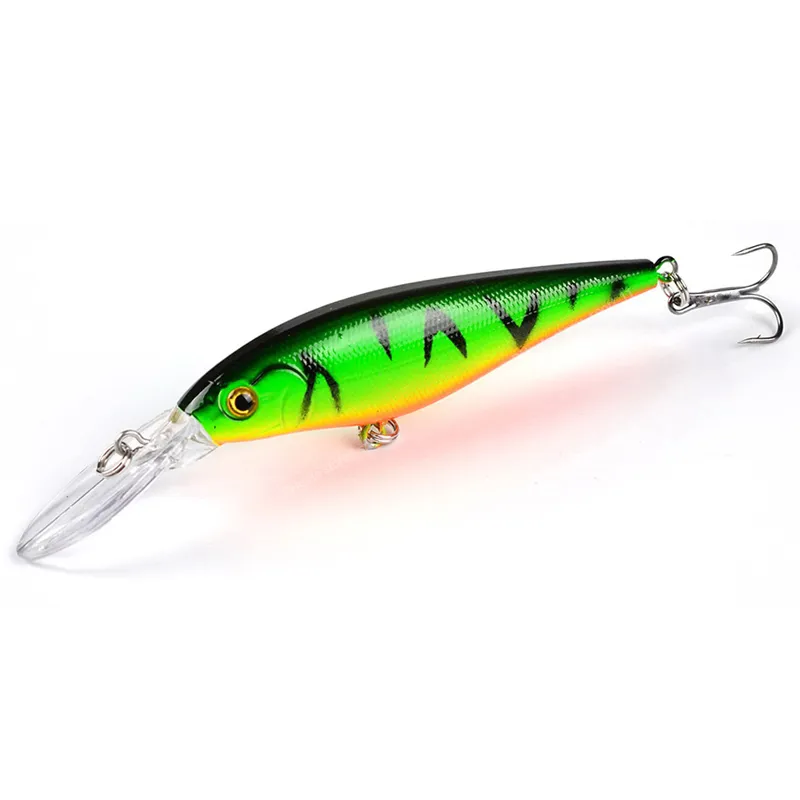 Minnow Lure 115mm With Treble Hook & Floating Bass Swimbait Lure