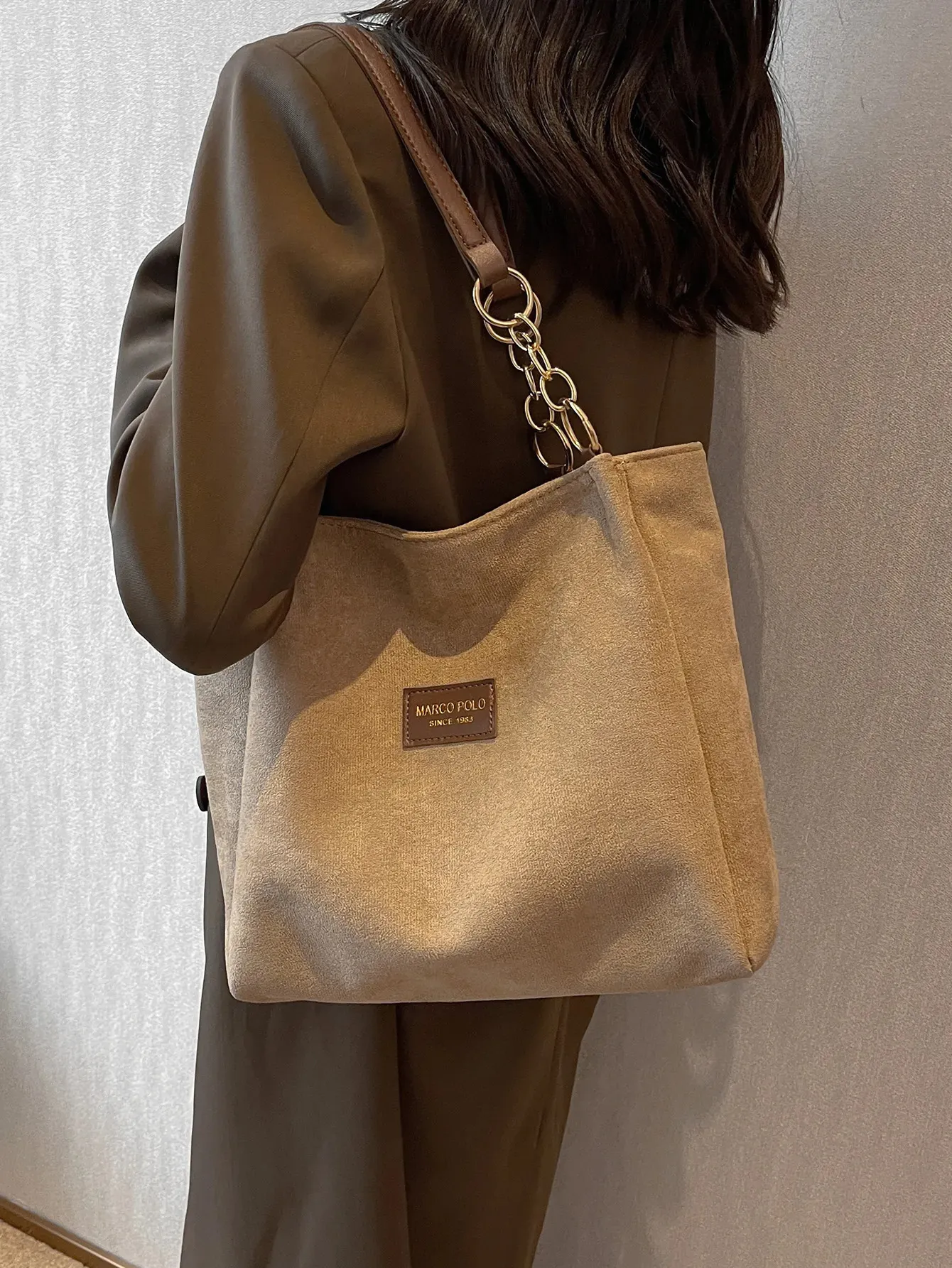 Borsa A Mano In Pelle Scamosciata Con Manico A Strass – Elegante Per Matrimoni E Serate - 4