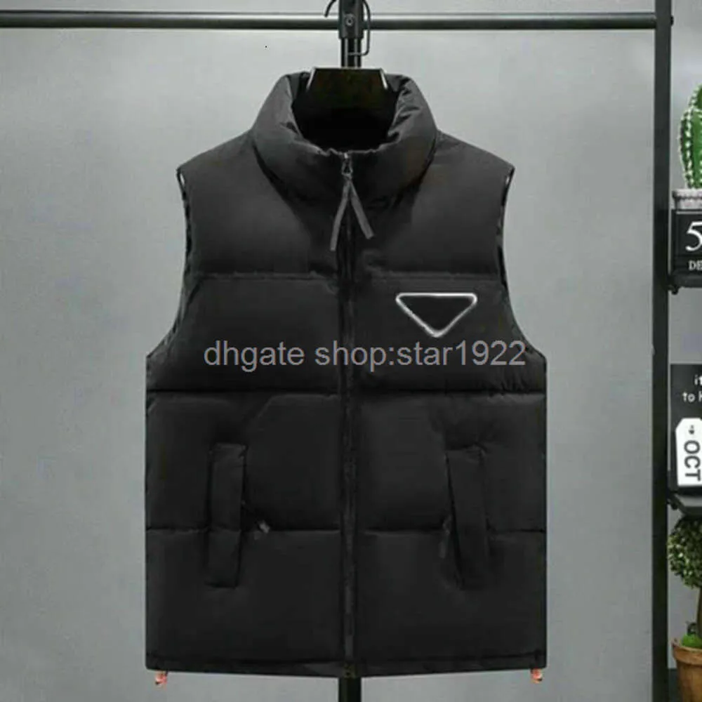 Gilet da uomo nuovo Giubbotto da donna Piumino in cotone Giacca senza maniche Abbigliamento P Lettera Autunno Inverno Giacche calde Stesso stile Star1922 Per uomo Donna Cappotto Outwear