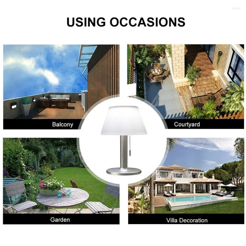 Table Lamps Solar Touch Night Lights Energy Saving Waterproof LED Lamp Eye Protection Interior Decoration For Office Bedroom