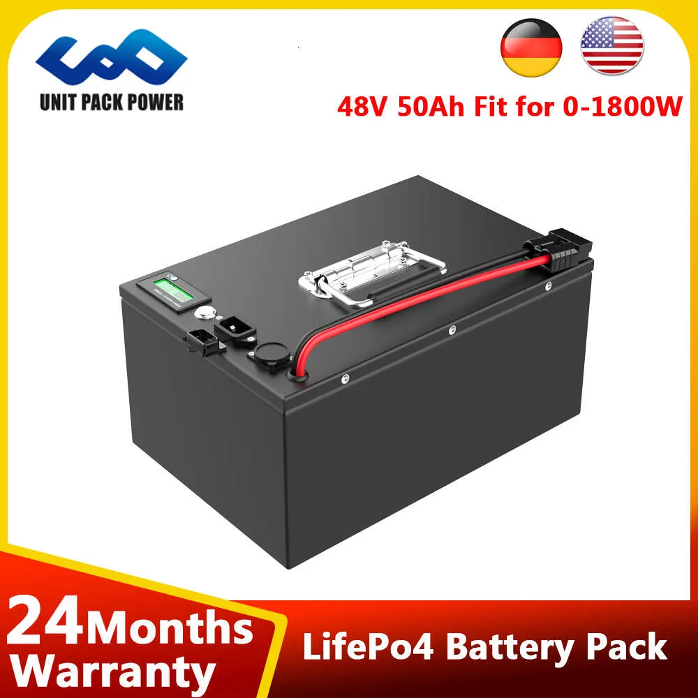 Acheter Batterie LifePo4 48V 50Ah pour moto/tricycle/Go-Kart/alimentation  de secours/stockage d'énergie domestique 1800W 1500W