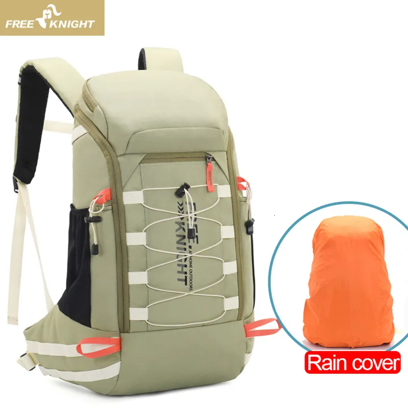 Sırt çantası 40L açık sırt çantası çanta su geçirmez büyük kapasite yürüyüş trekking spor çantası unisex kamp erkekler için kadın kadınlar tırmanma çantası 230418