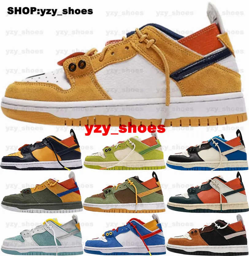 Mens Shoes Trainers Size 12 KIKS Ejder Sneakers SB Dunke Low Pro Casual  Running Women Us12 Us 12 Eur 46 Designer Skateboard Skate Ladies Golden Kid