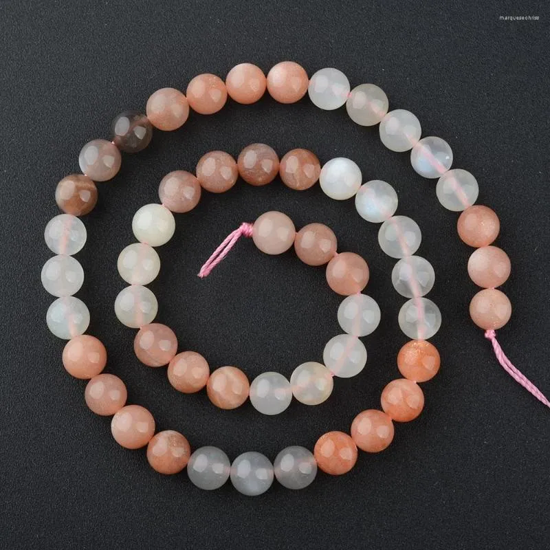 Perles 6-12mm naturel coloré pierre de lune en vrac ou bijoux bricolage fabrication de pierres précieuses semi-précieuses pierres précieuses en gros