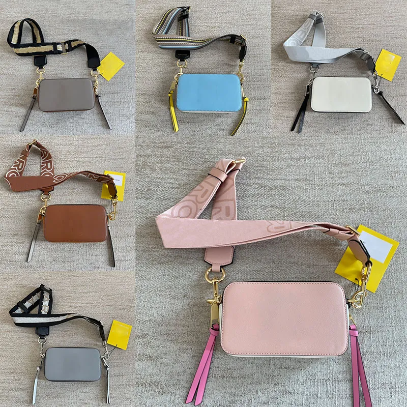 Marc Jacobsss Designer Snapshot Camera Crossbody Bag Luxury Leather