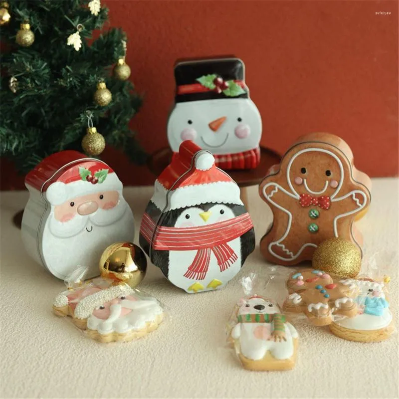 Gift Wrap Home Decorations Merry Christmas Xmas Year Gifts Box Iron Candy Boxes Ornaments