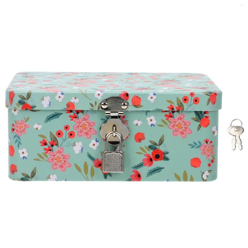 Geschenkwikkel Easter Box Tin Candy Cookie Tins Boxes Metalen Decoratieve opberginplaten Container Deksels Koekjes Keepselpot