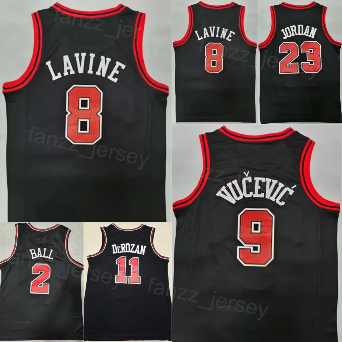 Team Basketball Earned Nikola Vucevic Jerseys 9 Man Lonzo Ball 2 DeMar