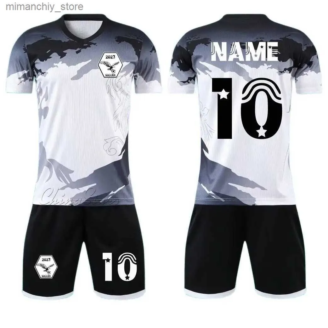 Verzamelbare Jeugd Colge Voetbaltenues Shorts Studenten Voetbalkleding Sets Polyester Breathab Sportshirts Heren Voetbaluniformen R Maat Q231118