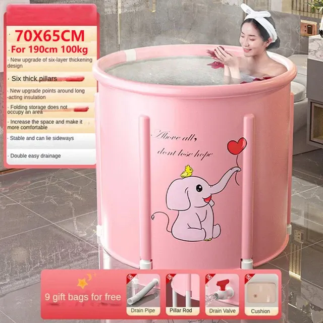 MAYZANEN bain de glace baignoire pliable Portable épaissir grand seau de bain gonflable adulte thérapie par l'eau en plein air baignoire plongeante oide  15