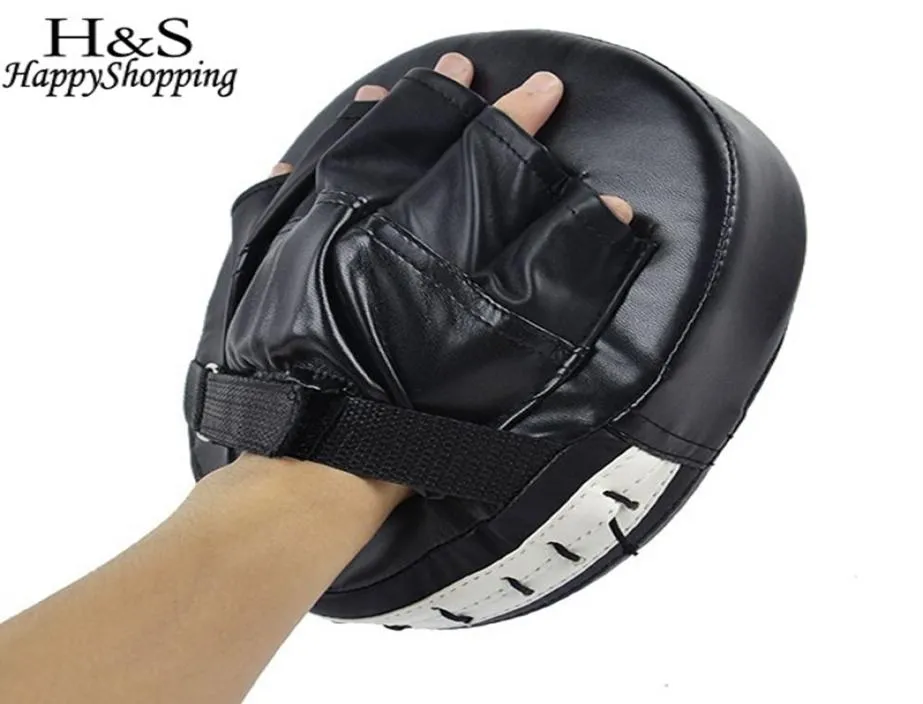 High Quality 1 Piece Blackred Boxing Mitt Mma Target Hook Jab Focus Punch Pad Safety Mma Training Gloves Karate6713493