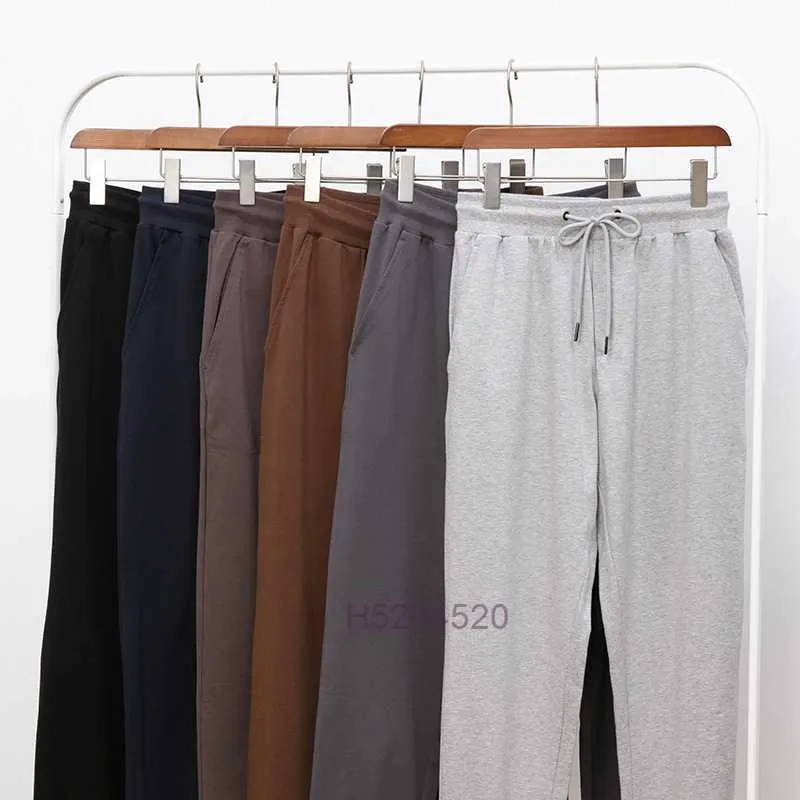 2023 New Men and Women's Pants High Street Brand essentialsweatpant Autumn Winter Cotton Casual Plush Plush Reced Tie Side Side Side Side
