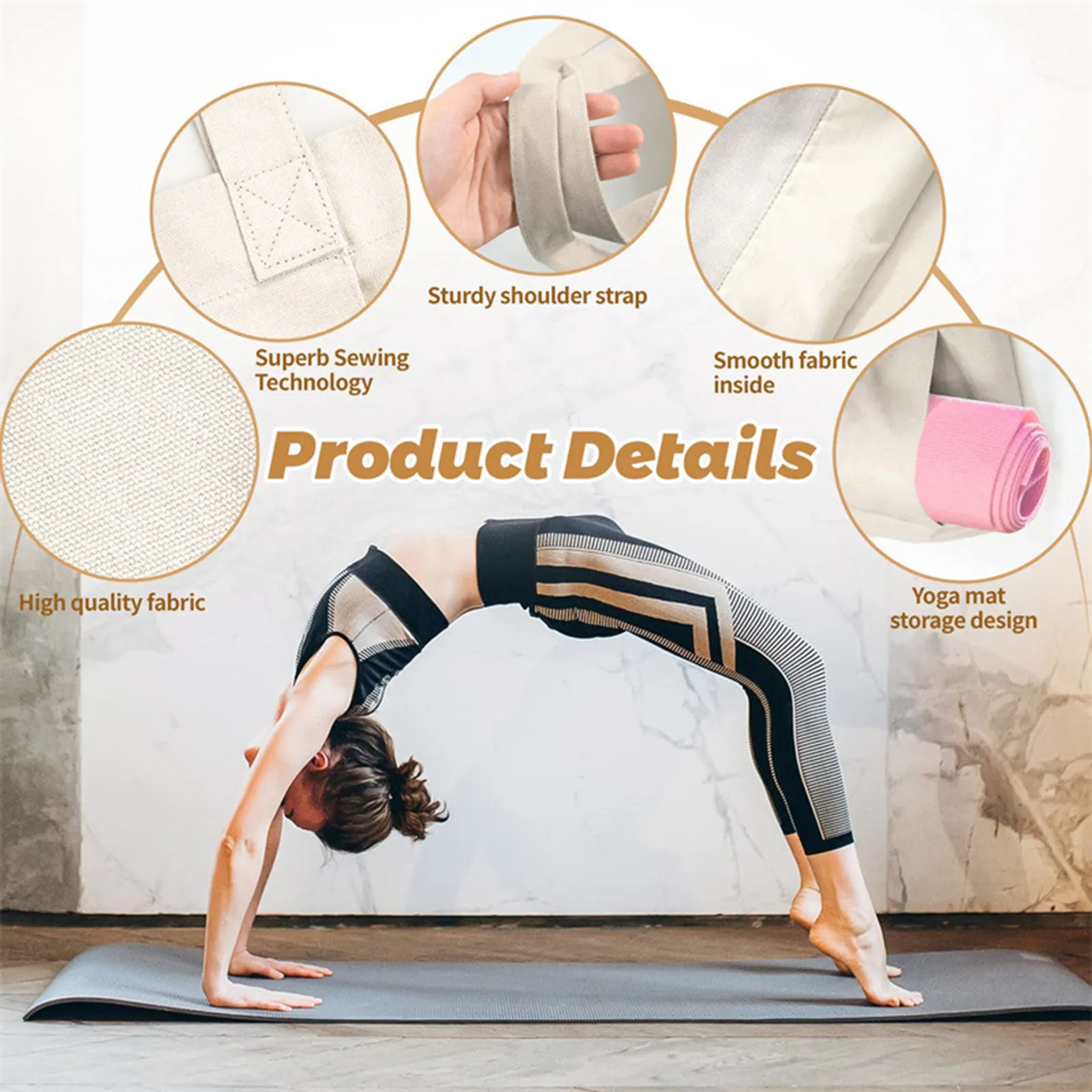 Yoga mat and bands sale
