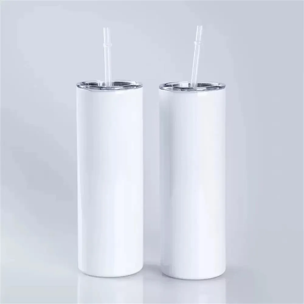 20oz Tapered Stainless Steel Travel Tumbler Sublimation Blank with Lid