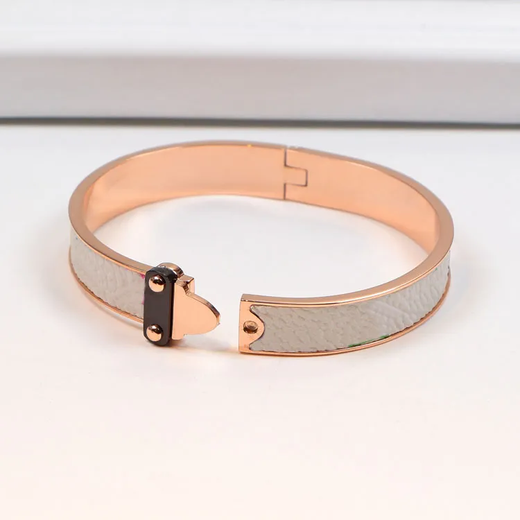 Designer lederen armband voor heren vrouwen merk gouden armbanden voor vrouwen