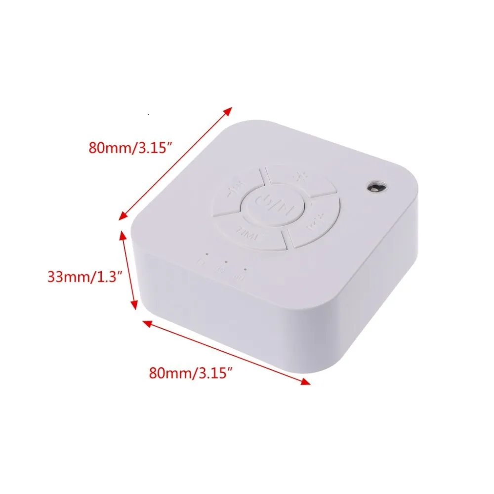 Caméra de surveillance pour bébé Machine à bruit blanc USB Machine sonore apaisante pour bébé pour voyage infantile et adulte 230418