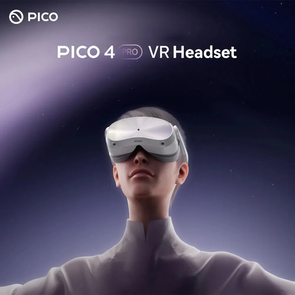 Pico 4 PRO VR Glasses All-in-One Virtual Reality 3D 2.56 inch Fast LCD  Screen 105° FOV VR Headset Steam VR Metaverse Games