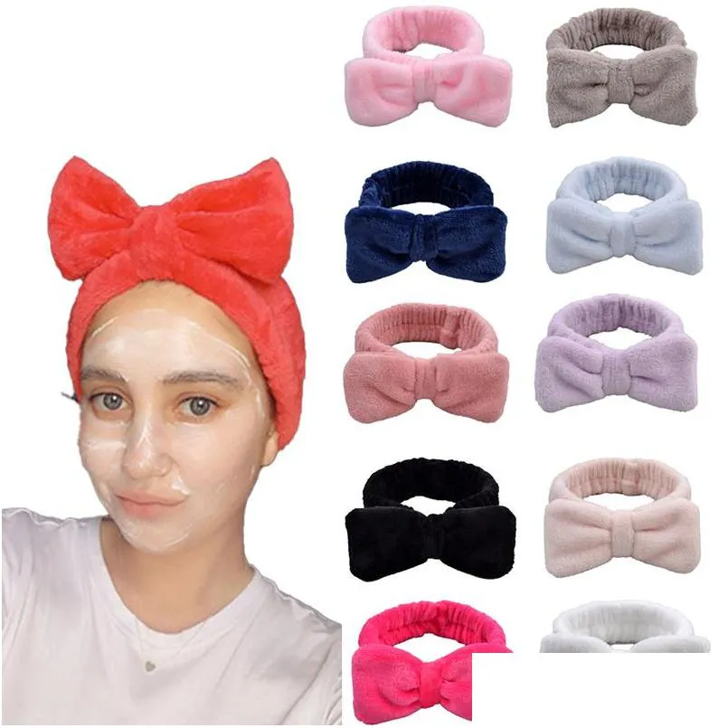 Impreza Favor 8 kolorowy opaska do włosów koralowe damskie panie na głowę Pure Hairband 7.7x2.2 cala upuszczenie dostawy domowy ogród fes dhgarden dhnb9