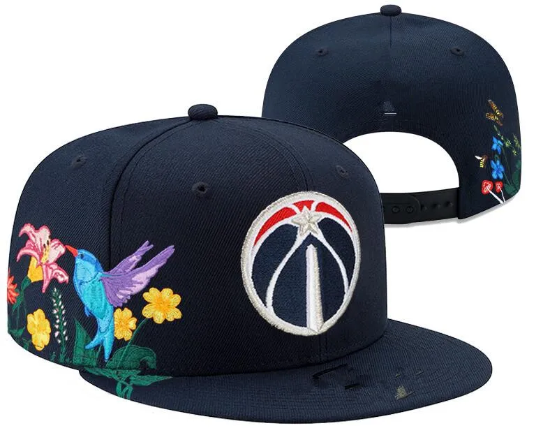 Washington''Wizards''Ball Caps Casquette 2023-24 unisex moda cotone berretto da baseball cappello snapback uomo donna cappello da sole ricamo primavera estate berretto all'ingrosso