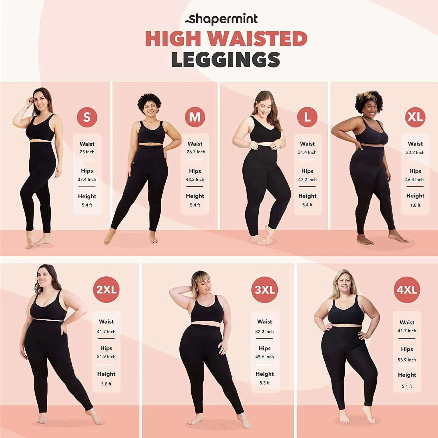 Medium Compression Shapewear Workout Leggings With Pockets For Women  Shapermint High Waisted From Jeanscn, $32.16