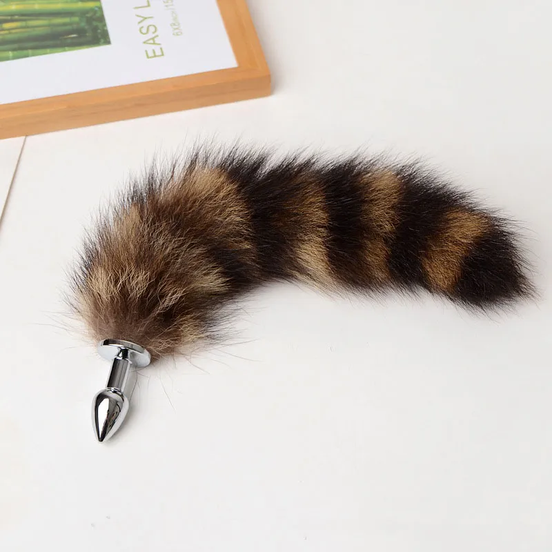 Real American Raccoon Fur Tail Plug 10 11 Cosplay... From Fashionalcharm,  $13.19 | DHgate.Com