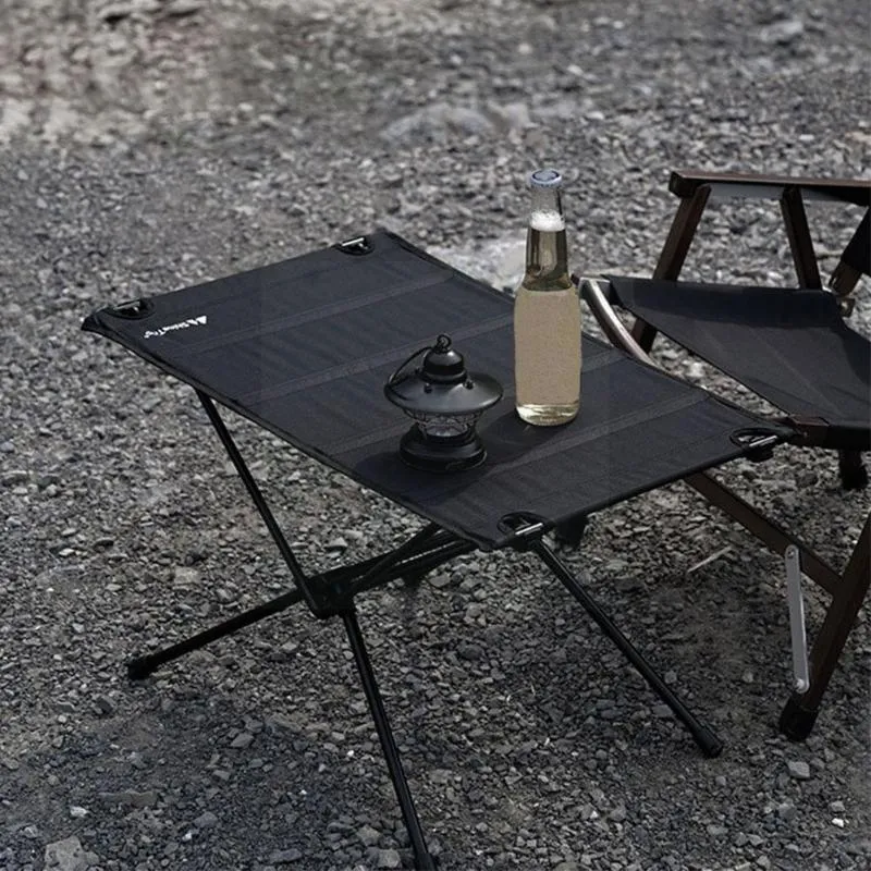 Meble obozowe Przenośne składane stolik zewnętrzny Ultralight Aluminium Camping Desk wielofunkcyjny stop ze stopu piknikowy BBQ G A5F9