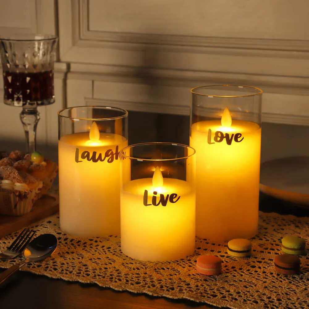 Scented Dunelm Candles Flameless Glass Dunelm Candless Set Wax