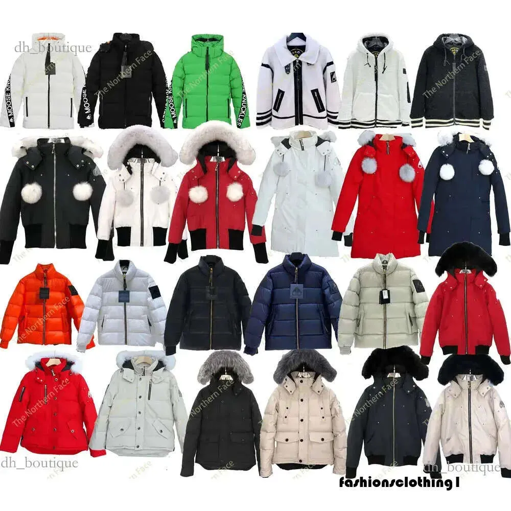 Mooses Knuckles Canadian Gooses Puffer Jackets Moose Knuckle Men Designer Real Outdoor Wyndham and Scissors Outerwear Hooded Fourrure Manteau Down