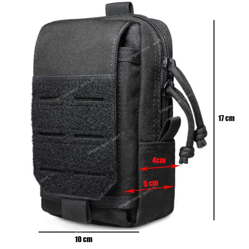 Vert - Pochette Tactique Molle Pour Walkie-talkie Radio 1000d