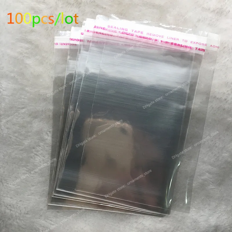 Großhandel 4x6-14x14cm verschiedene Modelle wiederverschließbarer Polybeutel transparente Opps Plastiktüten Selbstklebiger Siegel Juwelierende Tasche. Schmuckzubehör Juweljewelry