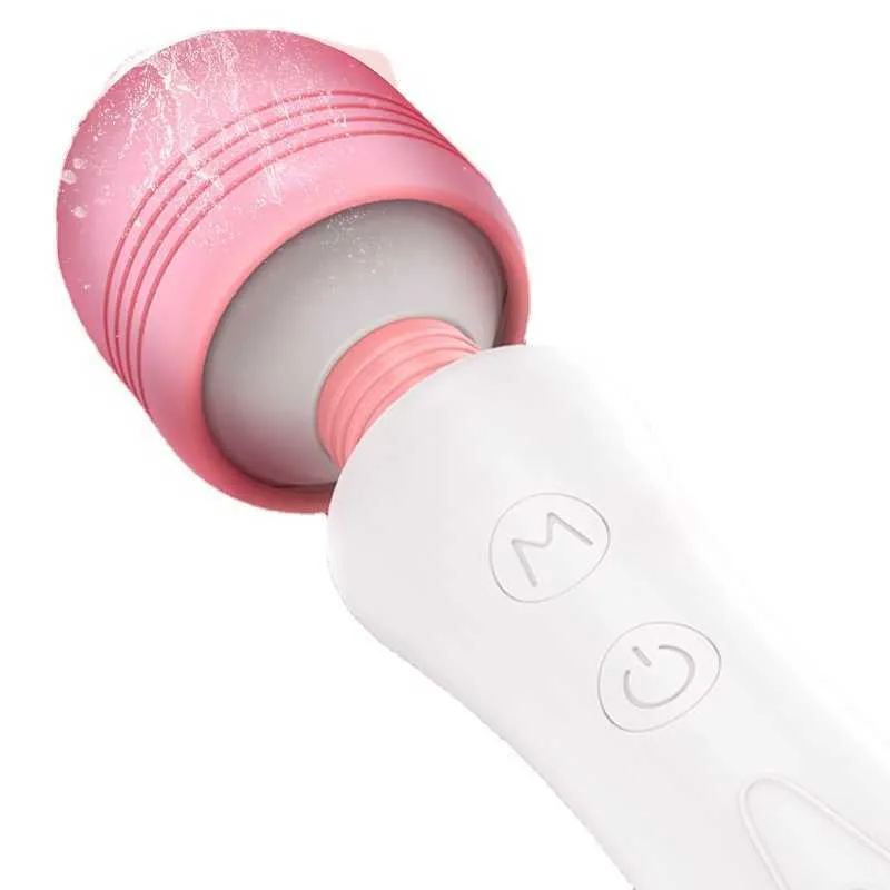 Vibradores Feminino Masturbação Dispositivo Vibração Massagem Av Stick Casal Assistente Prop Duplo Choque Ovo Salto Adulto Divertido Brinquedo de Viagem Frequência Variável