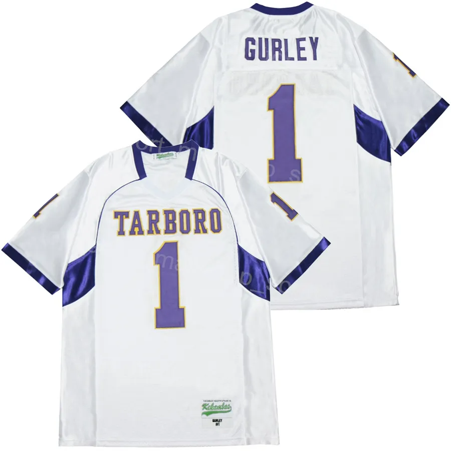 High School Football 1 Todd Gurley Jersey Tarboro Varsity Pure Cotton Moive Breathable Team White College Stitched Vintage University For Sport Fans Pullover