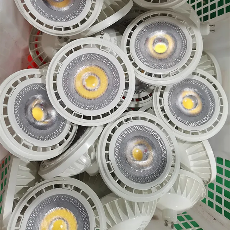 AR111 12W LED Spot Down-Lampe QR111 ES111 Downlight G53 GU10 BaseDC12V AC110V AC220V Haute qualité Chaud Blanc Froid