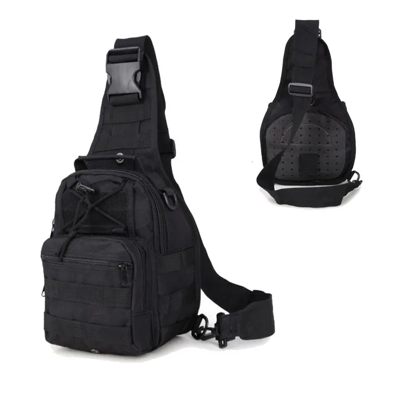 Tactical Chest Bag For Hunting, Hiking, Camping, And Cycling Molle Crossbody Tactical Messenger