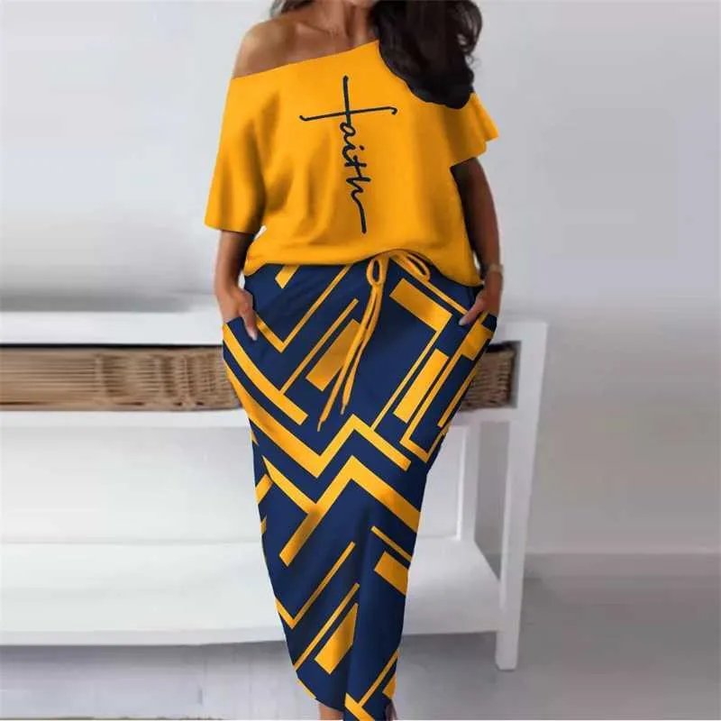 Black and yellow two piece set hot sale