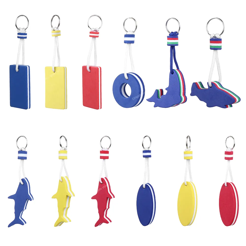 1PC Boating Sea Sailing Fishing Water Floating Keychain Key Ring Pendant Water Sports Inflatable Boats Yachting Accessories Water SportsBoat Accessories High