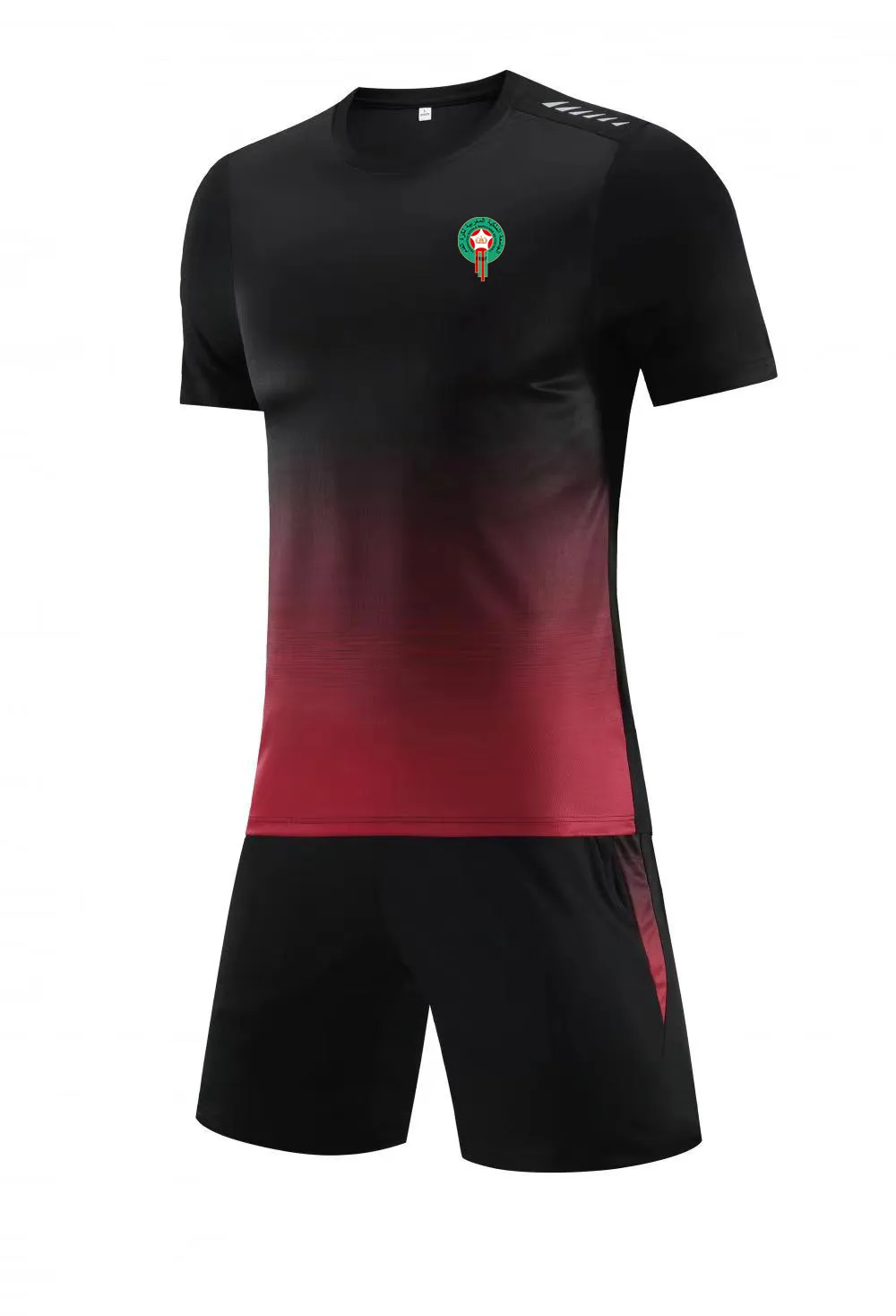 Marocco Tute da uomo estate tempo libero tuta a maniche corte tuta da allenamento sportiva outdoor tempo libero jogging T-shirt camicia a maniche corte sportiva per il tempo libero