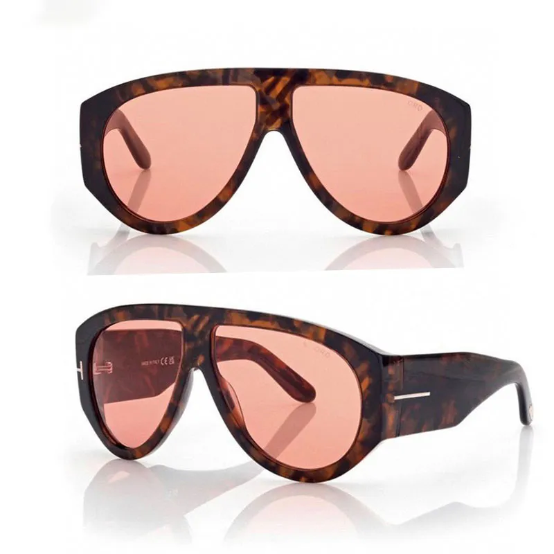 Ogólne okulary przeciwsłoneczne dla mężczyzn Chunky duża rama 1044 Tom Designer Sunglasses Women Outdoor Sports Style Ford UV Ochrona Oryginalne pudełko