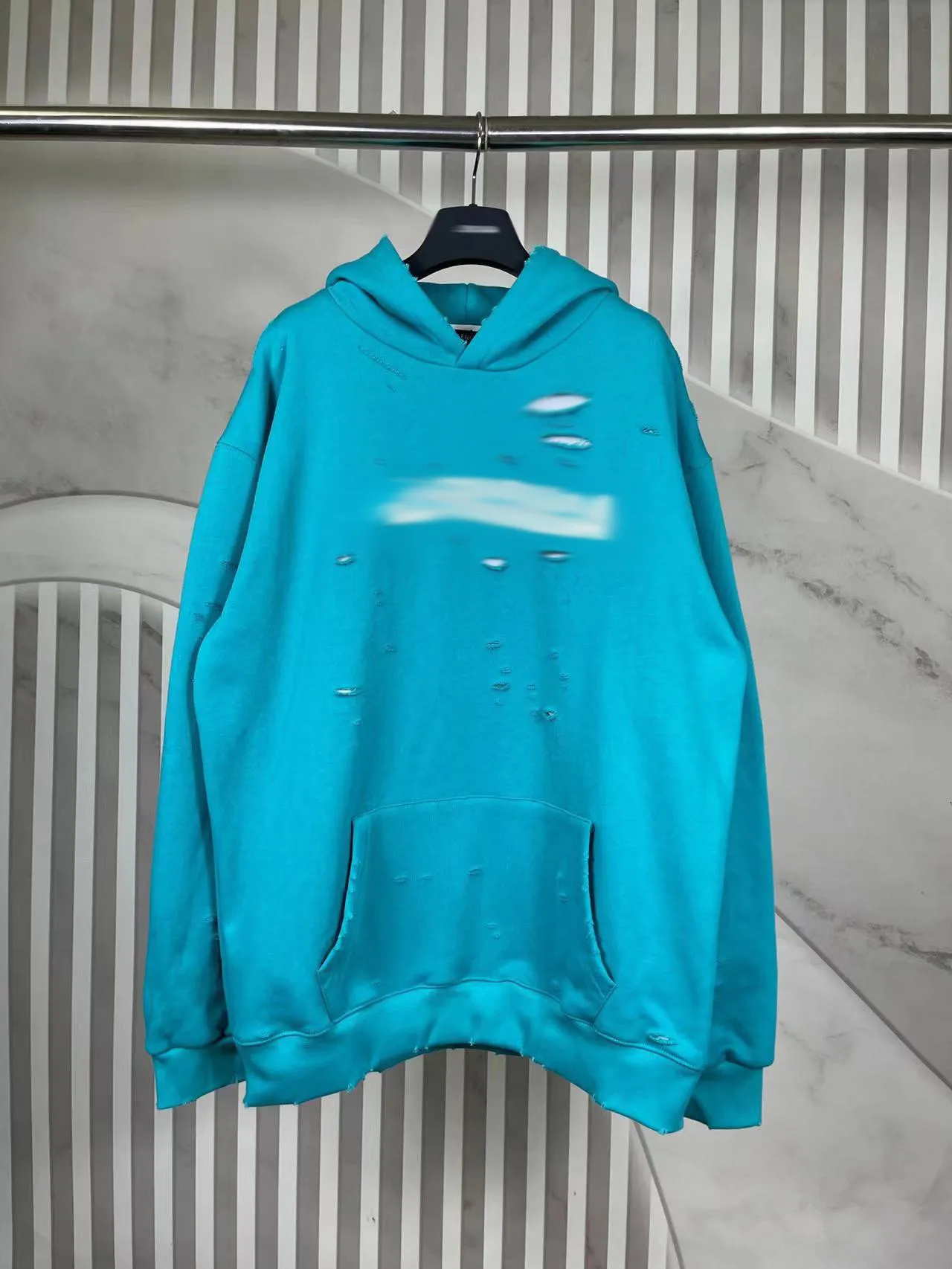 Erkek Hoodie Sweatshirts Kilit Baskı Büyük Boy Paris Hoodies Pullover Klasik Uzun Kollu AB boyutu