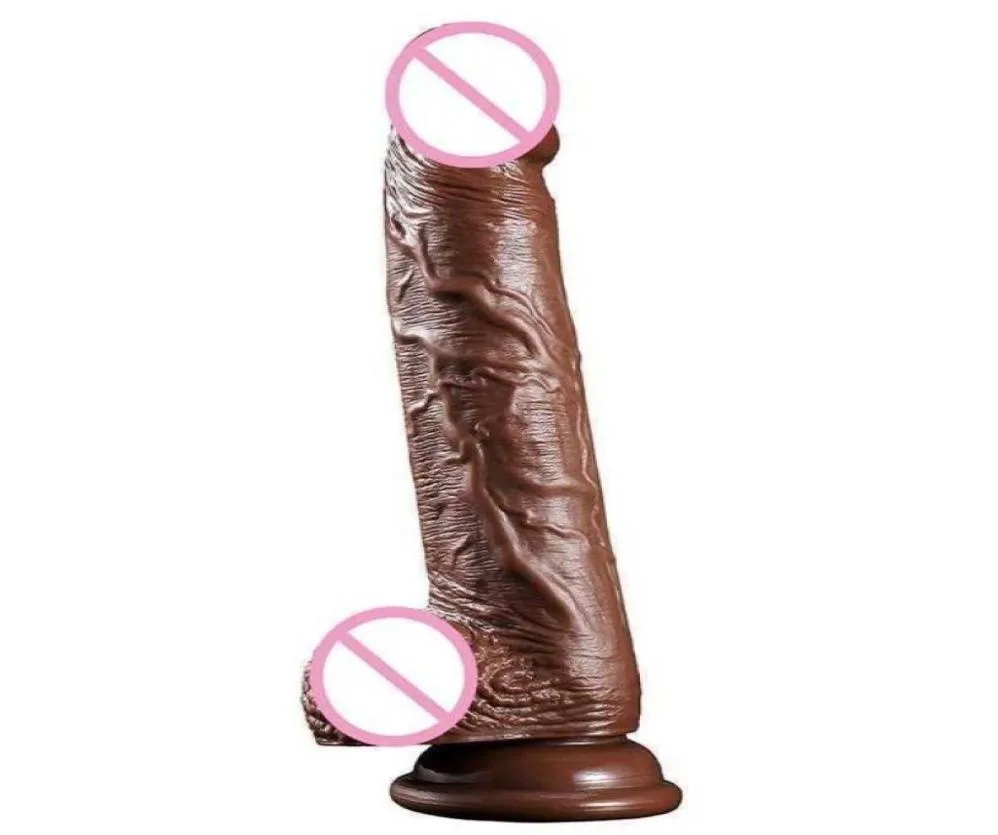 SS22 Sex Toy Massager -rem på realistiska dildos för kvinnor Big Dick Toys enorma dildo penis med sugkopp gay lesbisk vuxen produc5210224