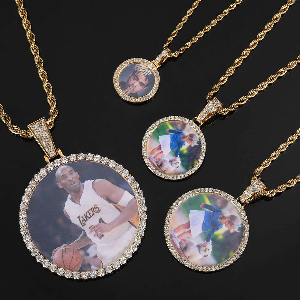 Personnalis Glac 45mm Mmoire Pendenifs Collier Hip Hop Personnalis Fotoğraf MDAILLON FOTOĞRAF FOTOĞRAF FOTOĞRAF FOTOĞRAF FOTOĞRAF