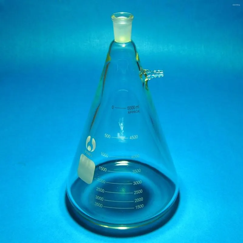 5000 ml 24/40 Glasfilterfles 5l Filtratie Bottle Lab glaswerk