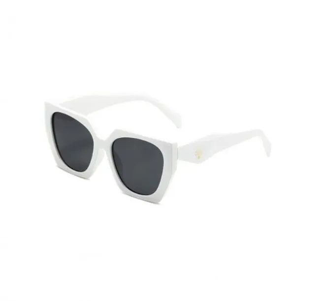 Óculos de sol Designers femininos óculos de sol frios para homens Óculos Antireflexão PC Branco Fulh Full Frame America
