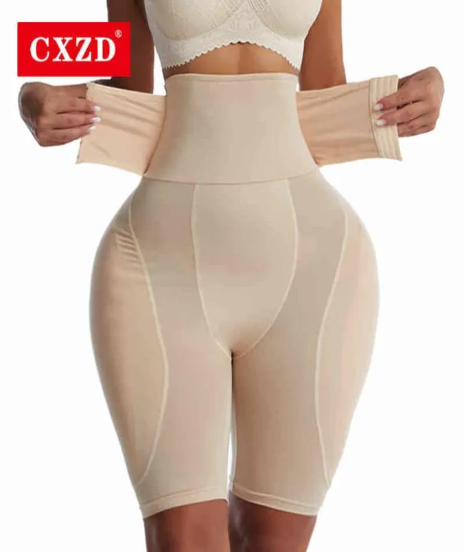 Cxzd femmes post-partum corps corset haute hanche rembourré culotte cuisse plus mince Sexy bout à bout Lifter Fak4127603