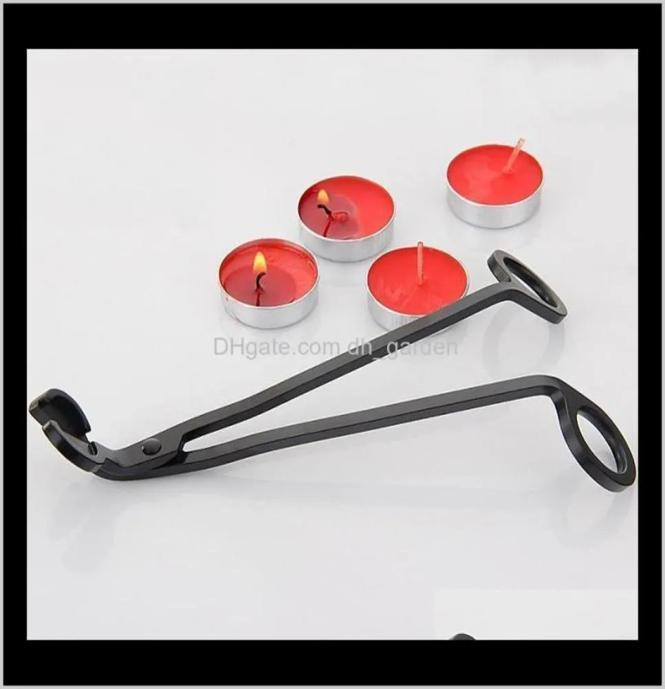 Stor sax Aromaterapi Candles Sessors Hook Clipper 186cm rostfritt stål Candle Wick Trimmer Oil Lamp Trim Scissor DH0289 E0Y4823451