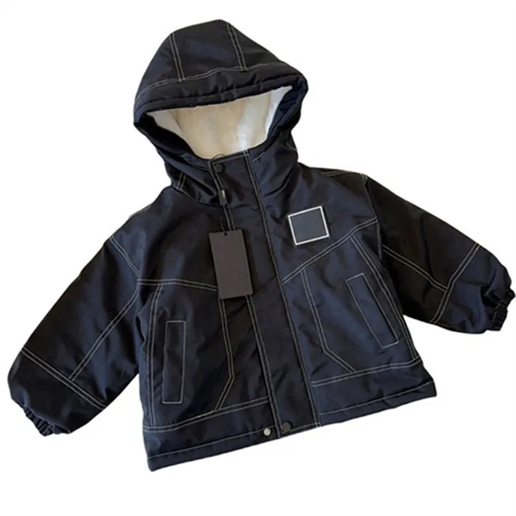 Abbigliamento da uomo e da donna designer nuovo autunno e inverno per bambini classico cappotto patchwork in cotone stile casual marchio di alta qualità abbigliamento per bambini taglia 90-150 cm a8