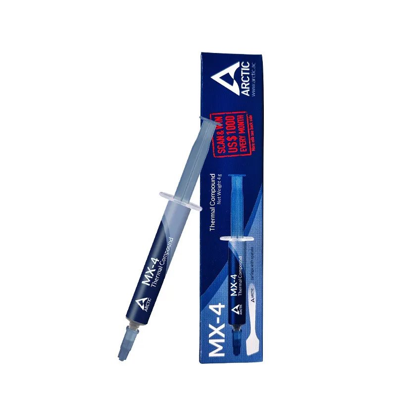  ARCTIC MX-4 (8 g) - Premium Performance Thermal Paste for All  Processors (CPU, GPU - PC, PS4, Xbox), Very high Thermal Conductivity, Long  Durability, Safe Application, Non-Conductive, CPU Thermal : Electronics
