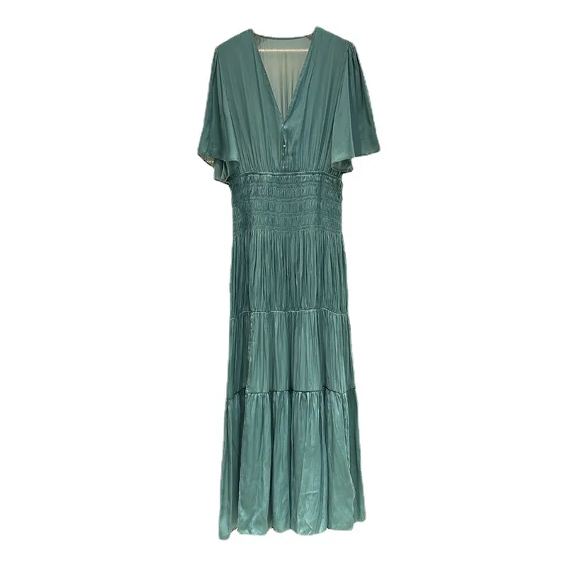 Casual V Neck Dress, Elegant Womens Maxi Dress With... From  Jinguangcanlan558, $81.48 In Bulk | DHgate.Com