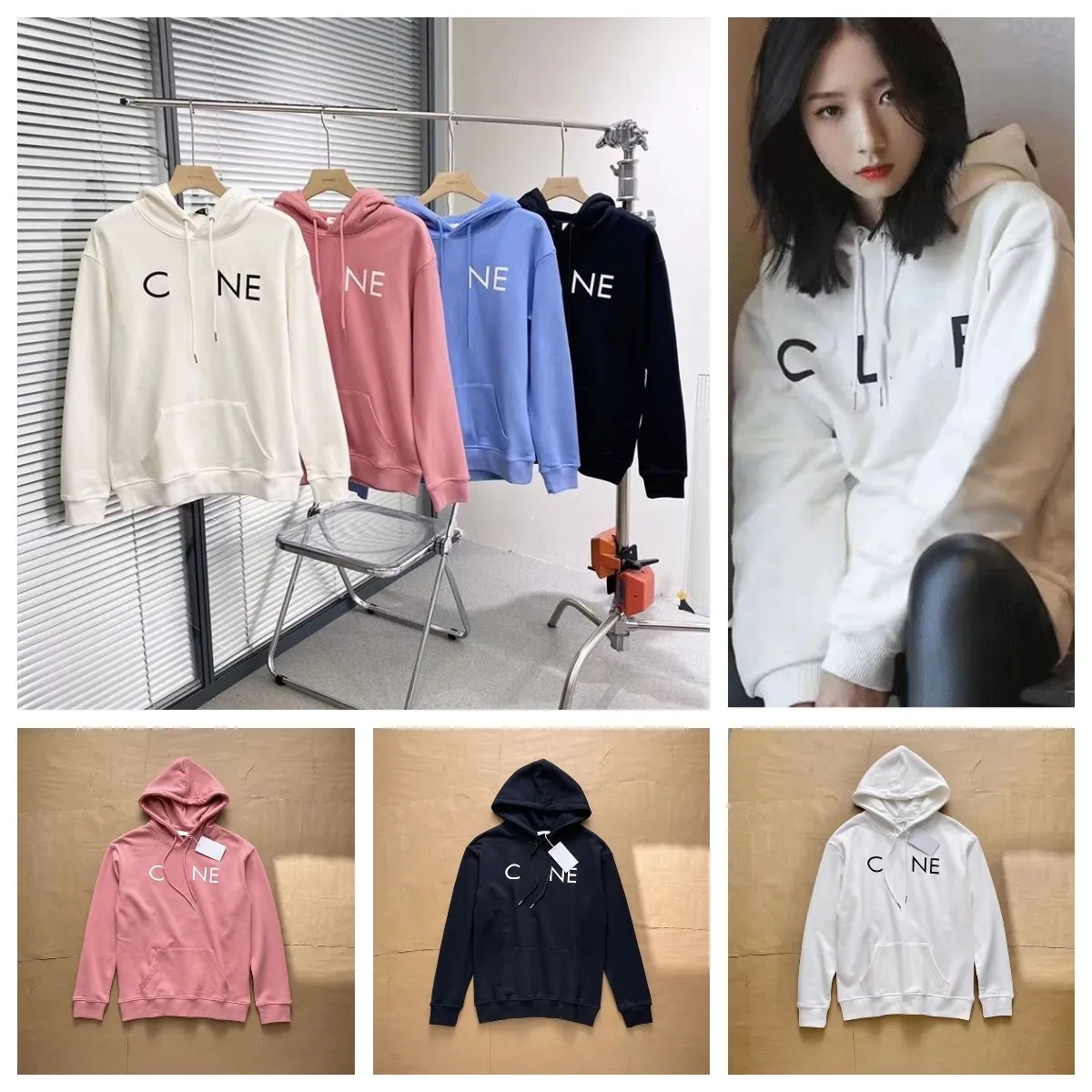 High Street Couple Primark Hoodies Designer Printed Casual