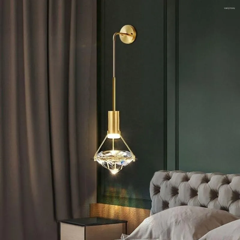 Vägglampor modern stil marmor frosting badrum fåfänga deco leds slutar merdiven antika lampstilar